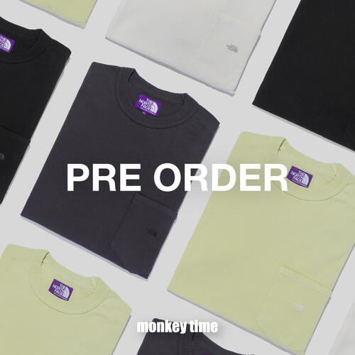 【限定商品発売のお知らせ】THE NORTH FACE PURPLE LABEL Exclusive for monkey time