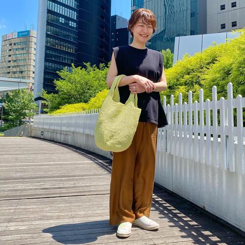 WEB限定フラットシューズのおすすめスタイリング♪