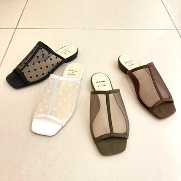 WEB限定!チュールサンダル入荷してます!
