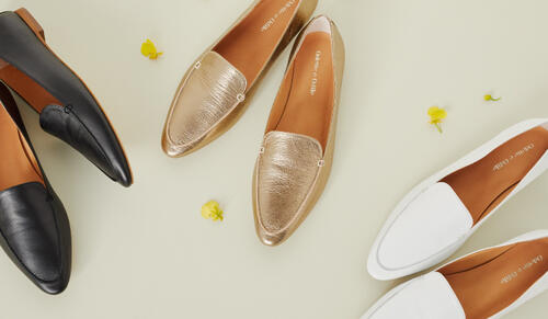可愛くてストレスフリーなフラットシューズ