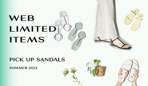 WEB LIMITED ITEMS "PICKUP SANDALS"