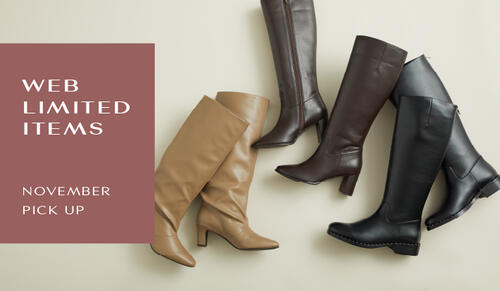 WEB LIMITED ITEMSー11月のPICKUPー