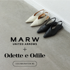 MARW UNITED ARROWS＋Odette e Odile 第2弾コラボレーションシューズ