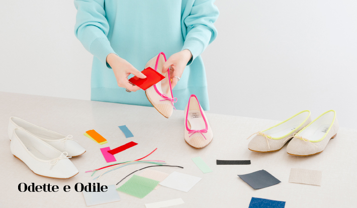 ODETTE E ODILE バレエシューズ　23 楽天市場】バレリーナ フラット10↓↑ ODETTE E ODILE オデット