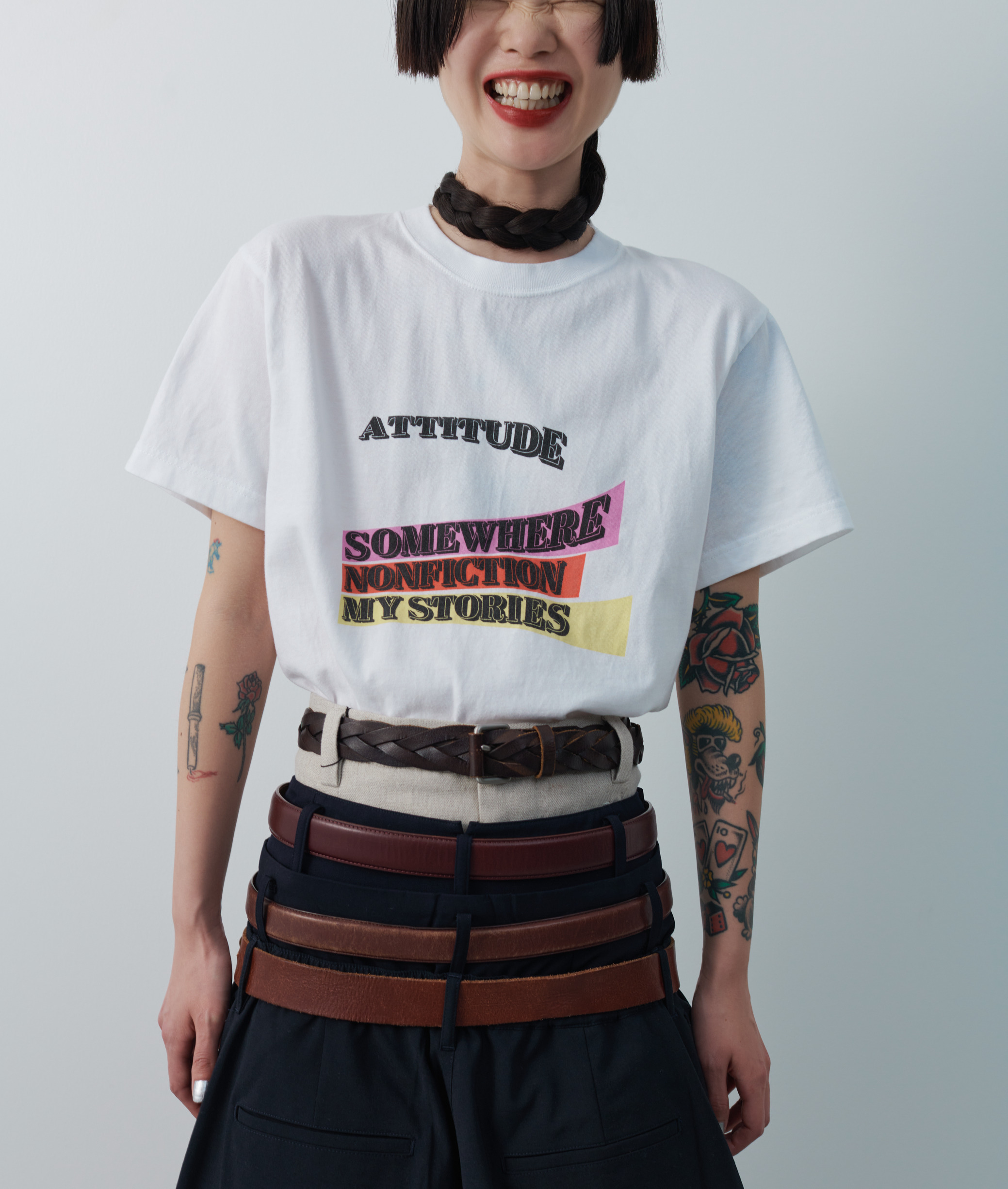 6(ROKU)＞サークルロゴ Tシャツ（Tシャツ/カットソー）｜6（ロク