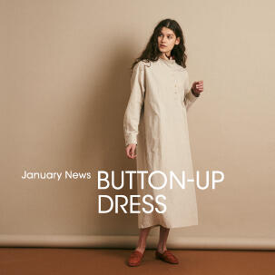 FOCUS：January News-BUTTON UP DRESS-