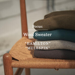FOCUS : Wool Sweater "HAMILTON""MULESPIN"