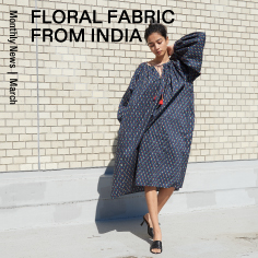 March News:FLORAL FABRIC FROM INDIA