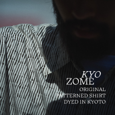 FOCUS：KYO ZOME ORIGINAL PATTERNED SHIRT DYED IN KYOTO