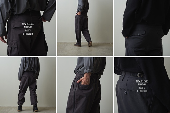 NEW RELEASE MILITARY PANTS & TROUSERS|ニュース|STEVEN ALAN NEW RELEASE MILITARY PANTS & TROUSERS|ニュース|STEVEN ALAN