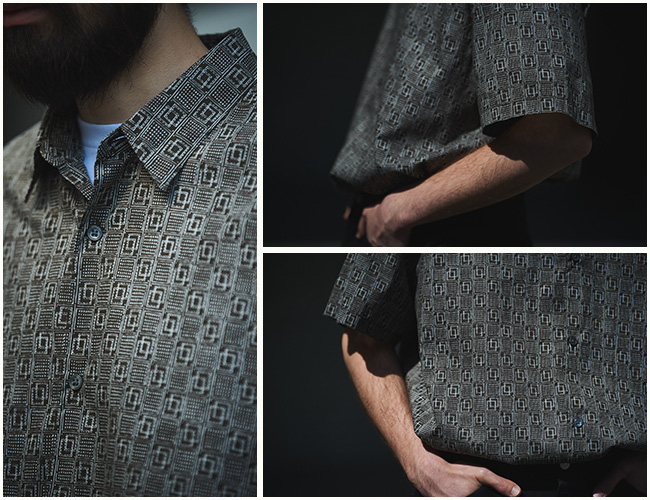 Steven Alan×MOON社　テーラードジャケット　胡桃ボタン　チェック Steven Alan×MOON社 テーラードジャケット 胡桃ボタン チェック