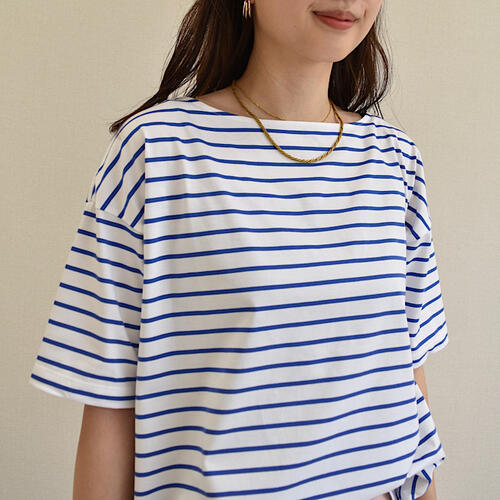 ボーダーTをアクセントに