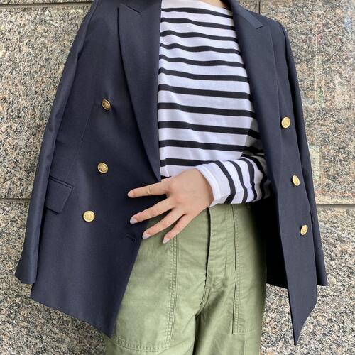 ブレザーで楽しむ秋はいかがですか?