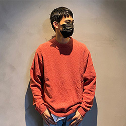 UAの３色マスク、いろんな色のニットに合わせてみた