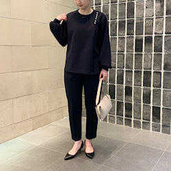 パールデザインをアクセントに