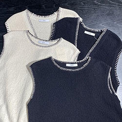 クラフト感を楽しむニット