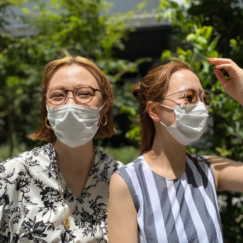 夏とマスクと～サングラス～