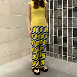 すっきりリブノースリーブ