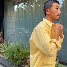 黄色のファッション効果