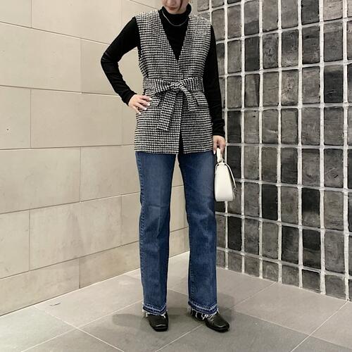 ツイードベスト