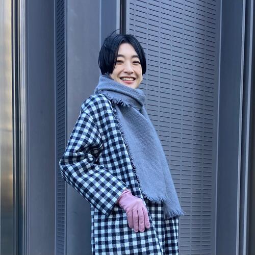 防寒小物のコーディネート