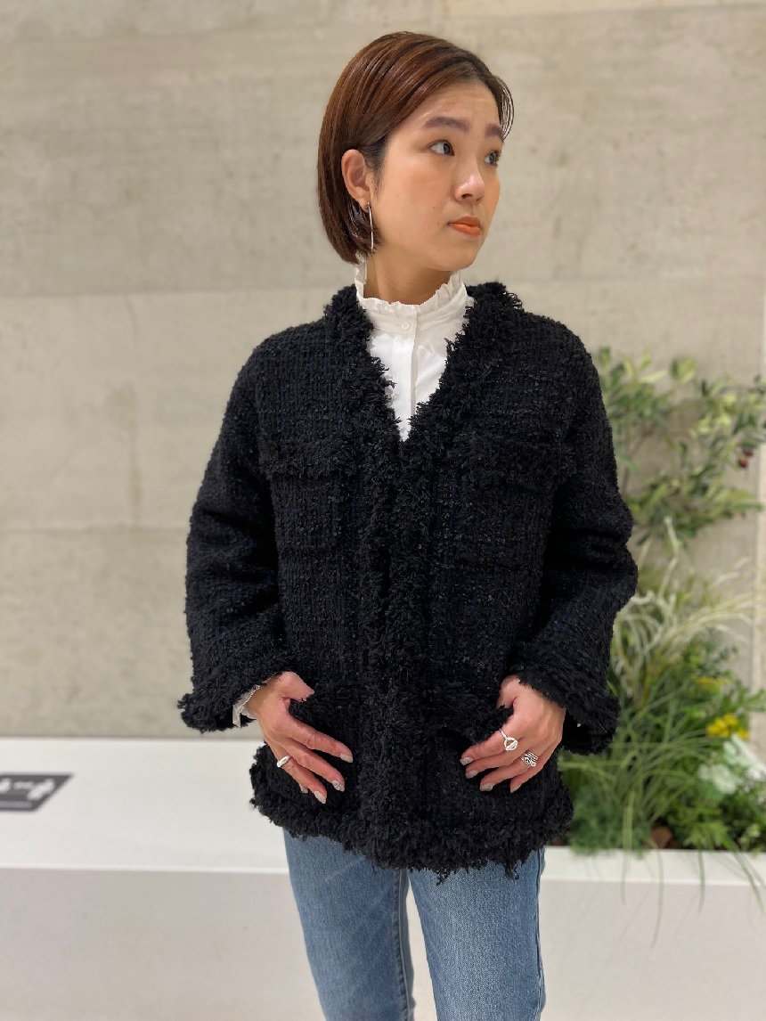 【新品】ユナイテッドアローズ× VERY NAVYコラボ ツイードカーディガン 新品☆ユナイテッドアローズx VERY NAVYコラボ ツイード