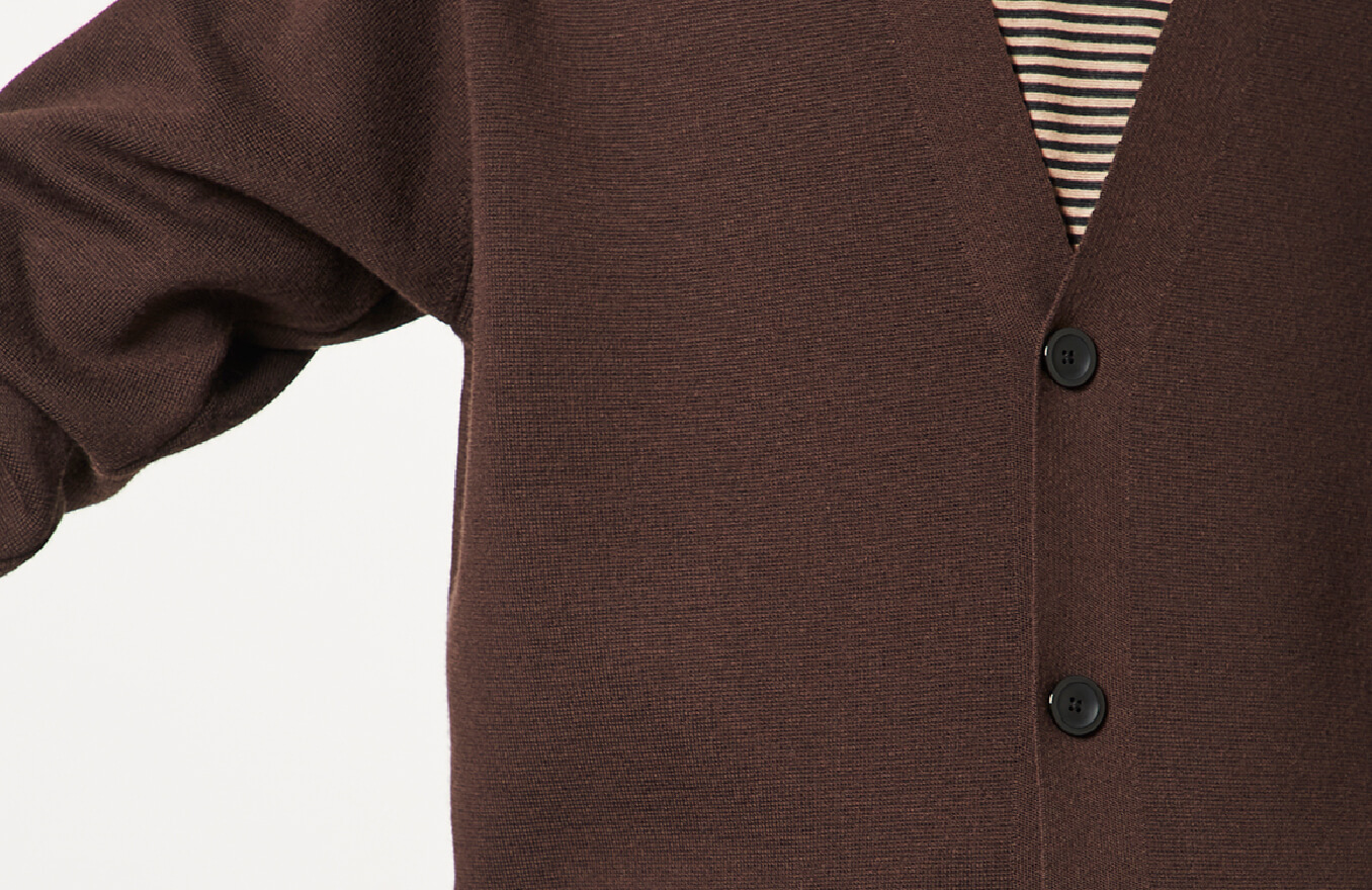 UNITED ARROWS / Milano Ribbed Cardigan