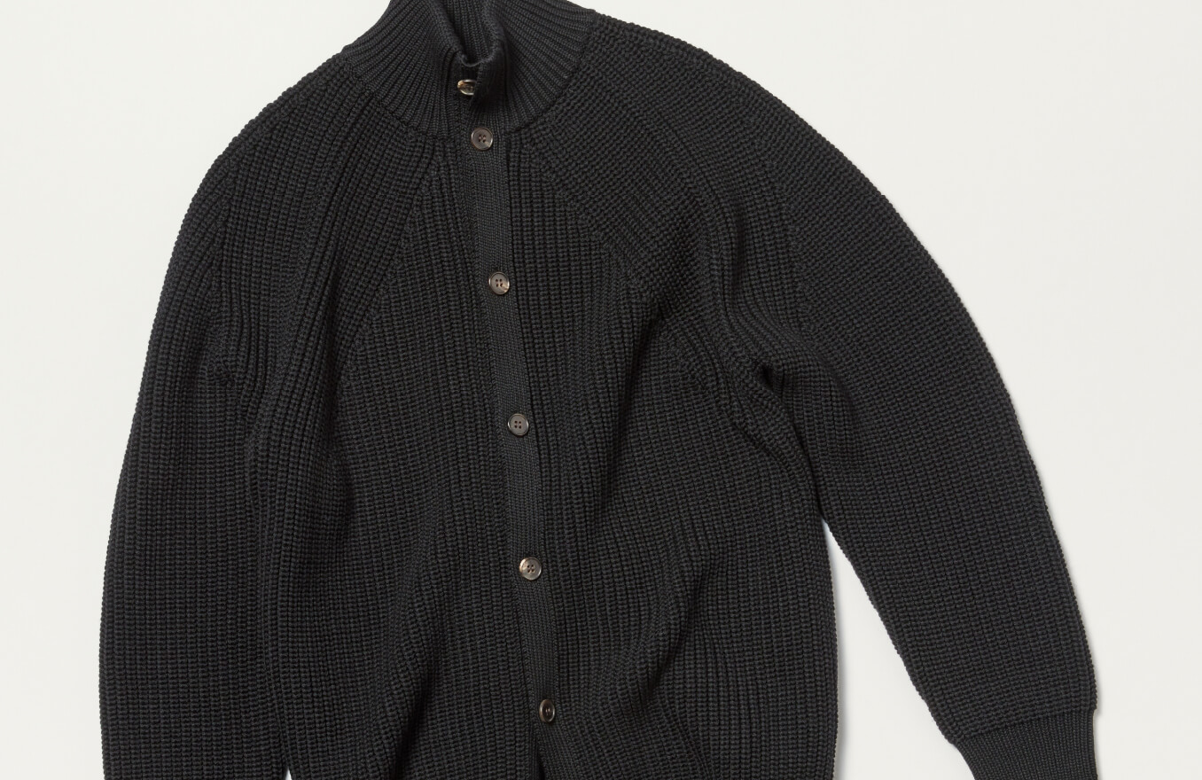 BATONER / “AZE” Knit Cardigan