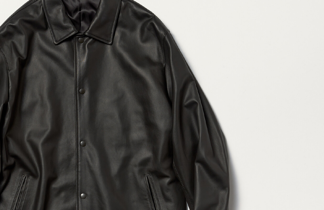 UNITED ARROWS / Leather Coaches Jacket