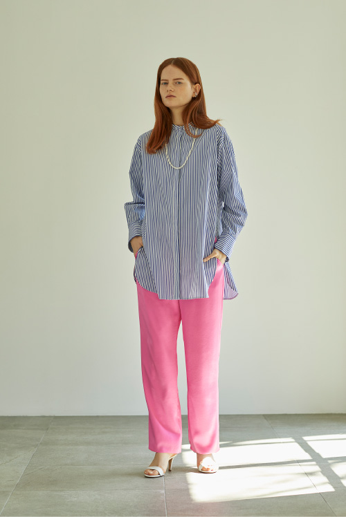 Satin Easy Pants Style Variation