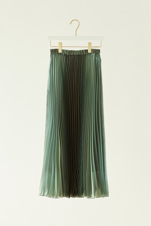 Glitter Pleated Skirt