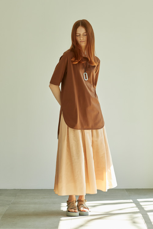 Taffeta Gathered Skirt Style Variation