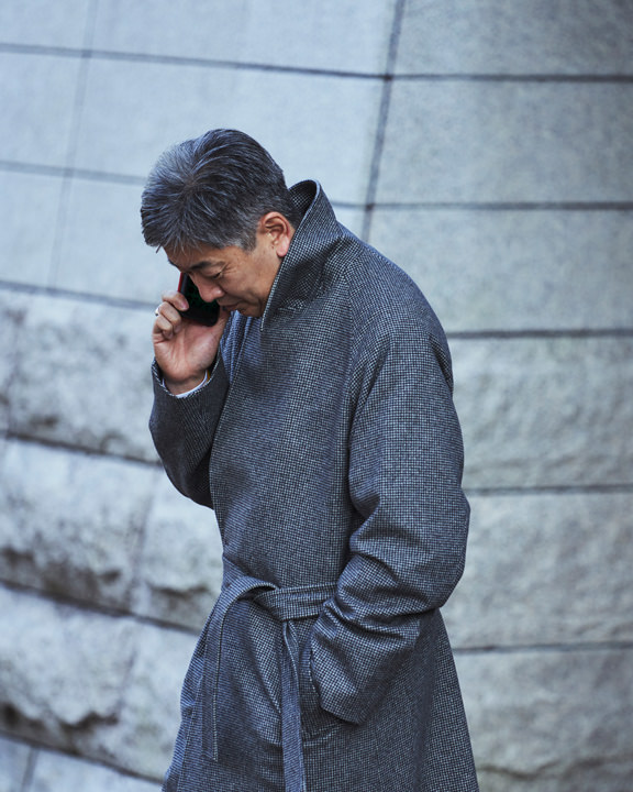 Camoshita hotsell raglan coat