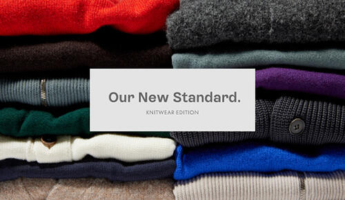 Our New Standard.　AUTUMN WINTER 2021 KNITWEAR EDITION