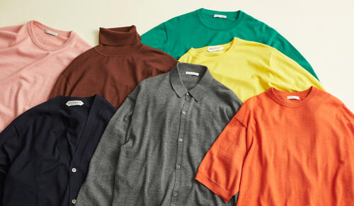 色とりどりに揃った、秋のニットウェア