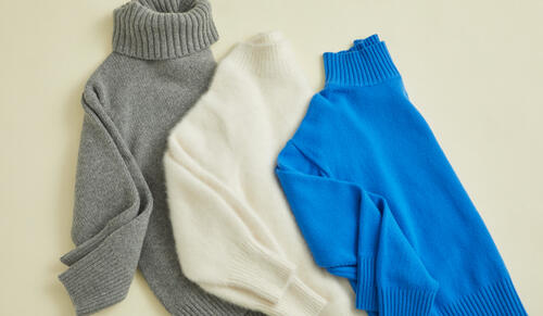 いよいよ出番、ニット特集