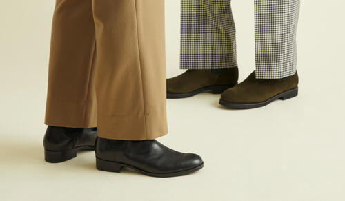 旬なシューズと、相性のいいパンツ