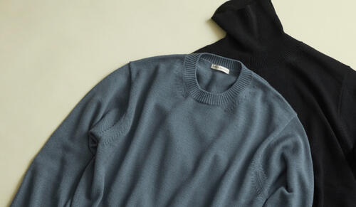 寒くなったら、ニットを着よう