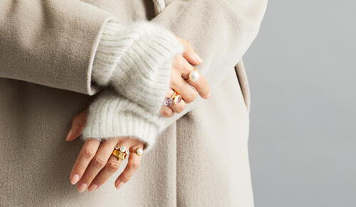 冬のおしゃれを彩る、グローブ＆リング