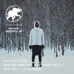 HUNTING WORLD CRAFTED BY DESCENTE.LAB POP-UP STORE