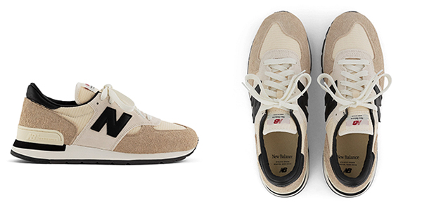 New Balance 990V1 Beige AD1女性向け希少サイズ 23