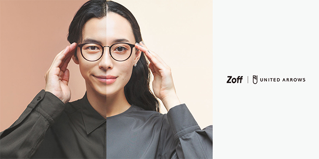 Zoff united arrows メガネ