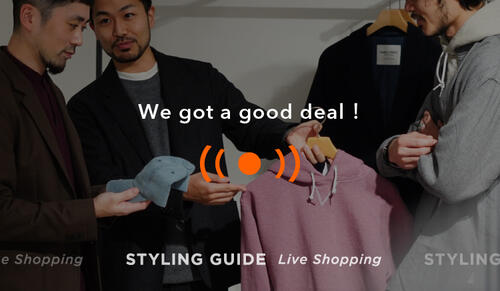 MENS LIVE "STYLING GUIDE" 12/10 20:00～