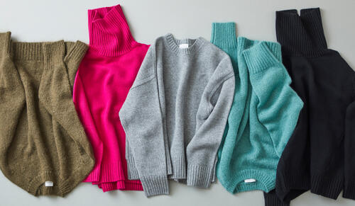 冬本番 最旬ニットにアップデート