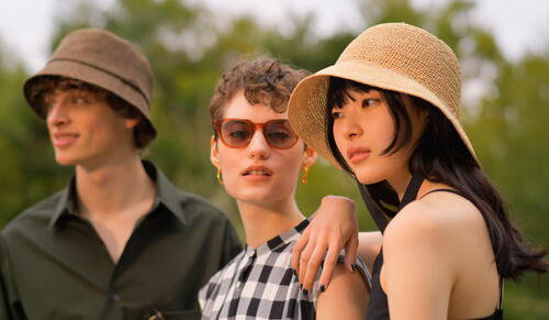 【new in-】夏を彩る帽子とサングラス Shade the sun