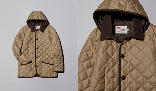 【Close Up】キルティングアウターをクローズアップ