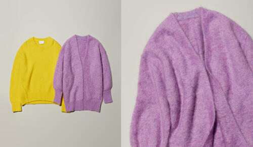 【Close Up】華やかなカラーニットをクローズアップ