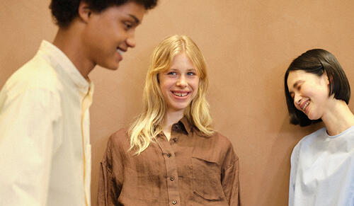 【new in-】シャツとブラウスの魅力 NEW BASIC