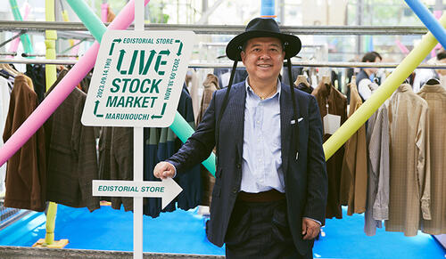 経年在庫を再編集して新たな物語を紡ぐ「EDISTORIAL STORE」の仕掛け人、スタイリスト小沢 宏と考える循環型ファッションの新しいカタチ。