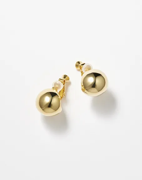 PIERCED EARRINGS green label relaxing